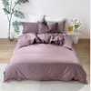 Long-Staple Cotton Luxury Solid Color Sateen Duver Cover Set