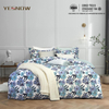 100% Cotton Flower Printed Duvet Cover Set