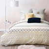 Cotton Tufted Duvet Cover Set with printing