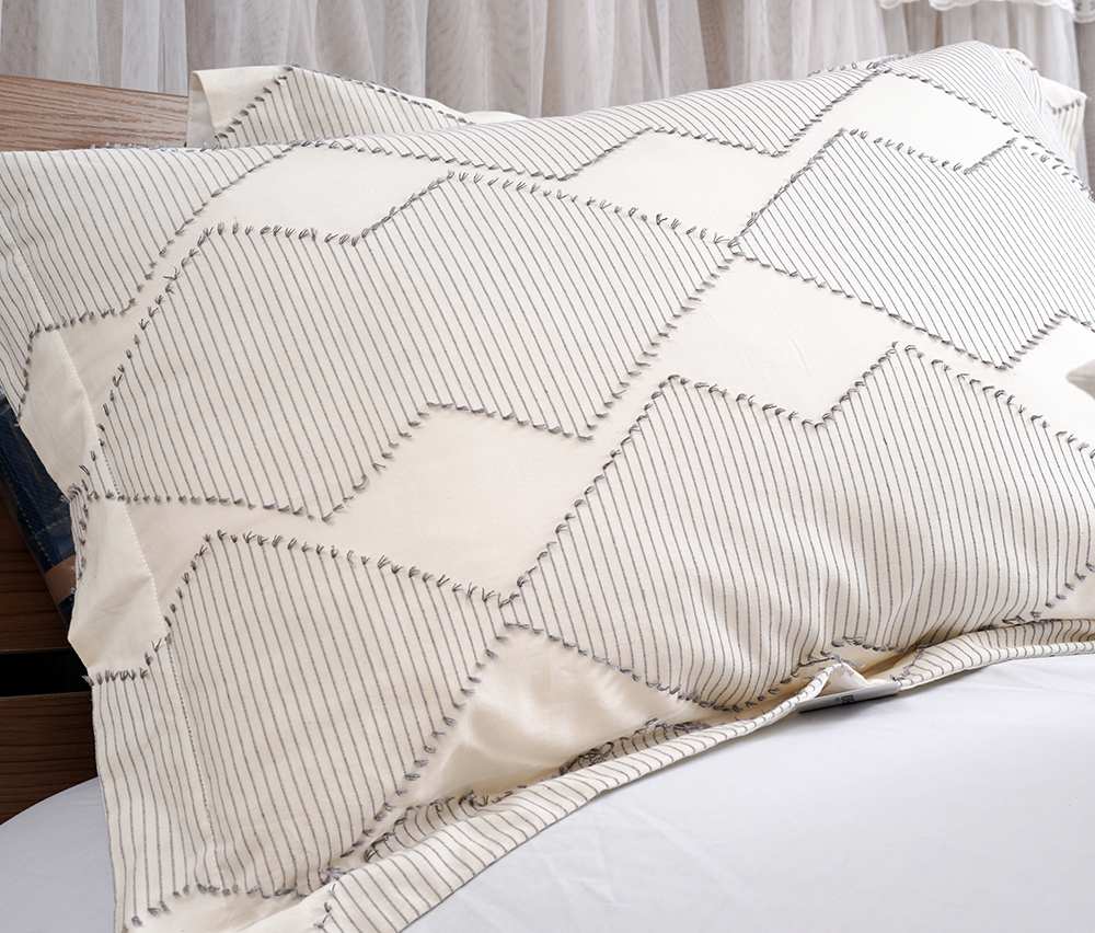 Cotton Bedsheet seersucker duvet cover set