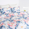 Luxury Quilt Cover Pillowcase Customized Spring Floral Digital Print Bed Sheets Sets Designer Bedding Set Cotton