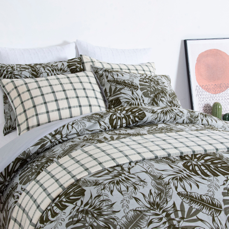 Printed Designer 100% Bed Sheet Cotton Duvet Cover Sets Luxury Bedding Set Pillowcase Queen 3 Pieces