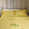 Linen Duvet Cover Set With Ruffle