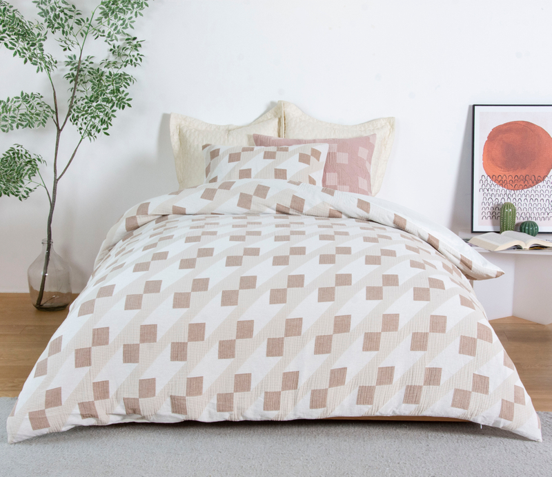 Factory Direct Sale Bohemian Geometric Cotton Jacquard Duvet Cover Sets