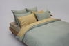 Linen cotton Stone Washed Embroidery Duvet Cover Set