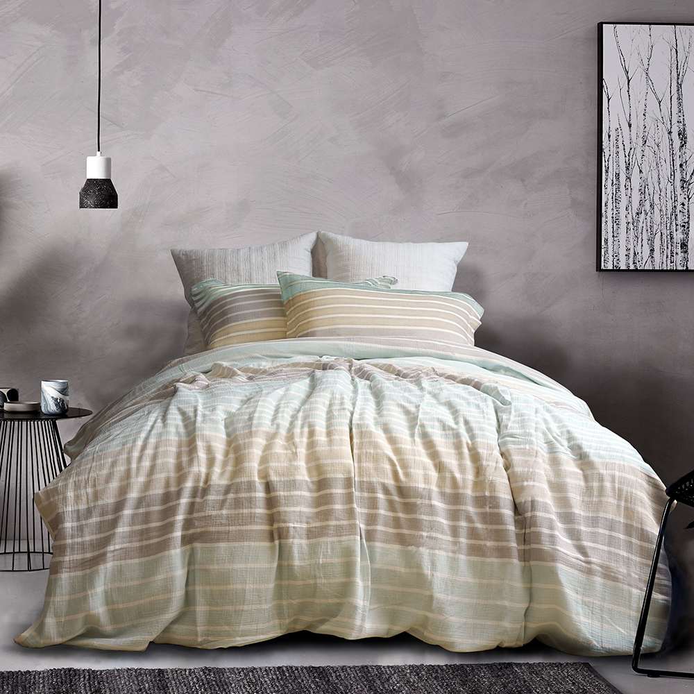 Double layer Cotton Gauze Duvet Cover Set