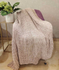 Custom Chenille Knitted Throw