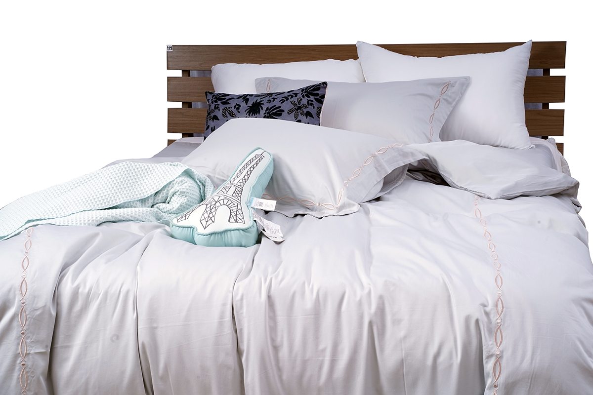 Bamboo Cotton Embroidery Duvet Cover Set