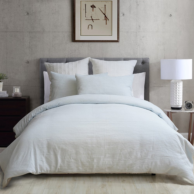 Cotton Waffle Duvet Cover Set