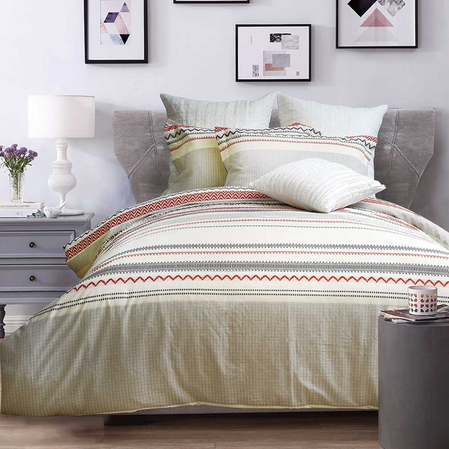 Cotton yarn dyed Duvet Cover Set