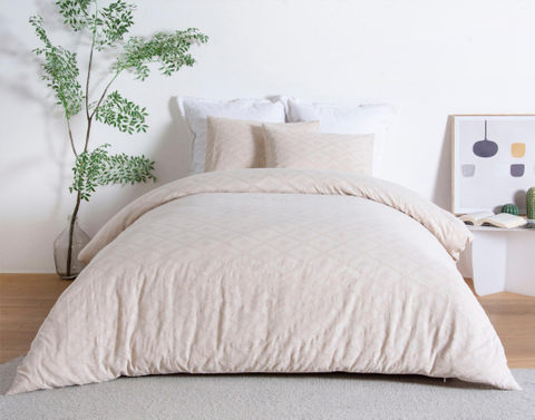 Wholesale Geometry 100% Cotton Fabrics Bedding Sets Duvet Cover Pillowcase Home Textile Fabrics